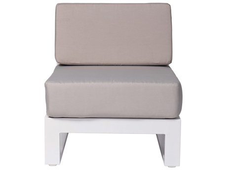 Schnupp Patio Aruba Cushion Aluminum White Matte Regular Modular Lounge Chair