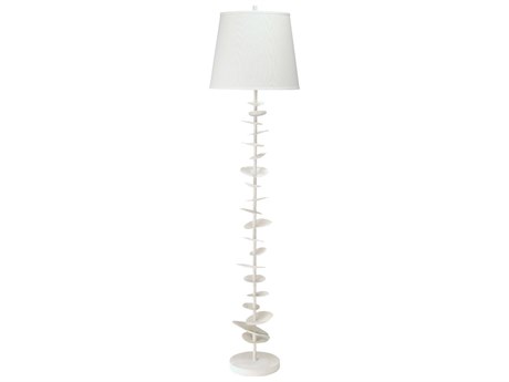Jamie Young Petals White Gesso Floor Lamp
