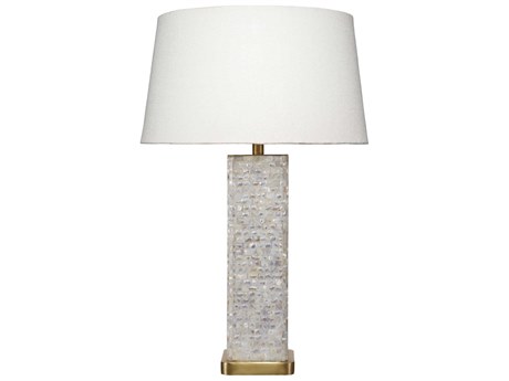 Jamie Young Preston Mother of Pearl Mixed White Buffet Lamp