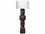 Jamie Young Totem 62" Tall Bleached Light Natural Polyester Linen Drum Shade Brown Floor Lamp  JYC1TOTEFLNA
