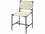 Jamie Young Asher Leather Black Upholstered Side Dining Chair  JYC20ASHEDCDG