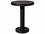 Jamie Young 31" White Bleach Round Wood Bar Table  JYC20BOURBTBW