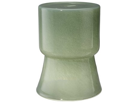 Jamie Young Huntington Green Accent Stool