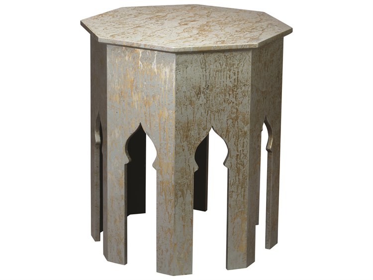 Jamie Young Company Tangier 24.75'' Octagon Silver Splash Large End