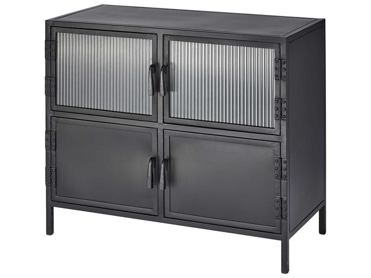 Photos - Wardrobe Jamie Young Co Jamie Young Vitrino Black Accent Chest 20VITR4-STBK 
