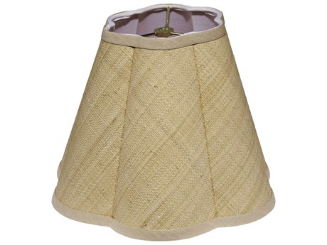 Jamie Young Scalloped Raffia Lamp Shade