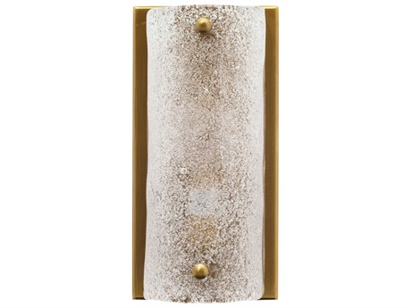 Jamie Young Moet 1-Light Antique Brass Glass Wall Sconce
