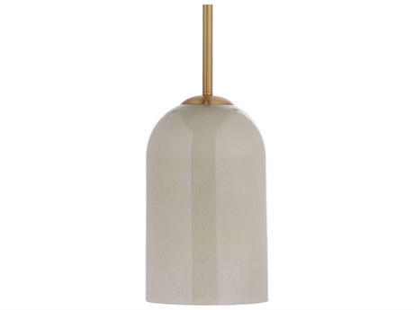 Jamie Young Holt 1-Light Taupe Gray Cylinder Mini Pendant