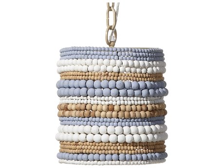 Jamie Young Strand 1-Light Blue White Natural Mini Pendant