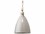 Jamie Young Tavern 10" 1-Light White Metal Bell Mini Pendant  JYC5TAVEPDWH