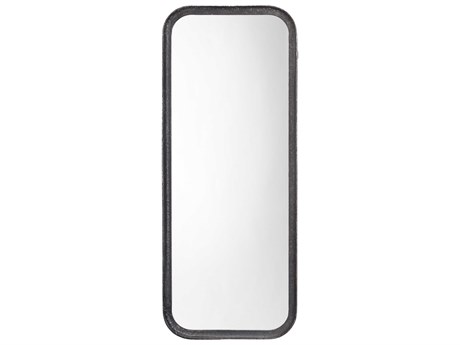 Jamie Young Black Distressed Metal Rectangular Wall Mirror