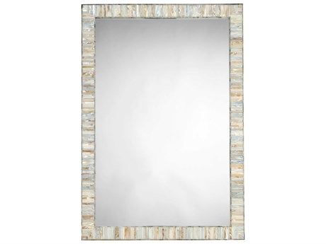 Jamie Young Heron Blue Rectangular Wall Mirror