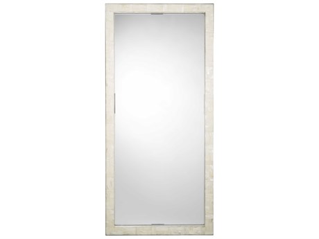 Jamie Young Monroe Mother of Pearl Natural Rectangular Wall Mirror