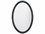 Jamie Young Ovation Textured White Resin 24''W x 36''H Oval Wall Mirror  JYC6OVATMIWH