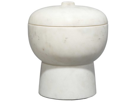Jamie Young Bennett White 6" Decorative Accent