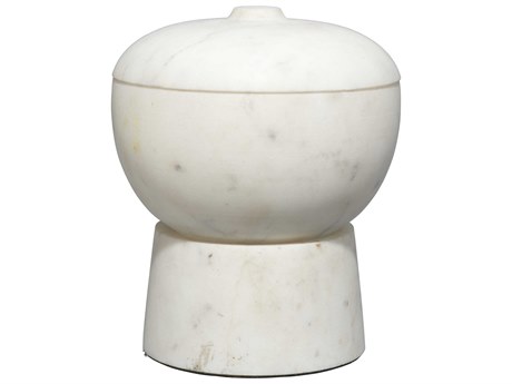 Jamie Young Bennett White 5" Decorative Accent