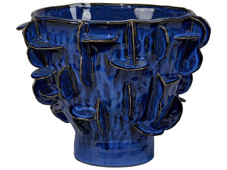 Jamie Young Helios Cobalt Blue Vase