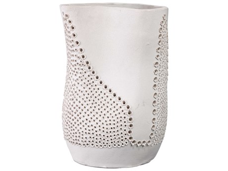 Jamie Young Moonrise Matte White Porcelain Vase