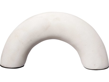 Jamie Young Ostrich White Marble 3" High Sculpture