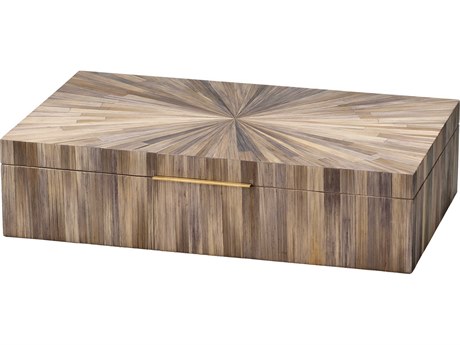 Jamie Young Palm Marquetry Box