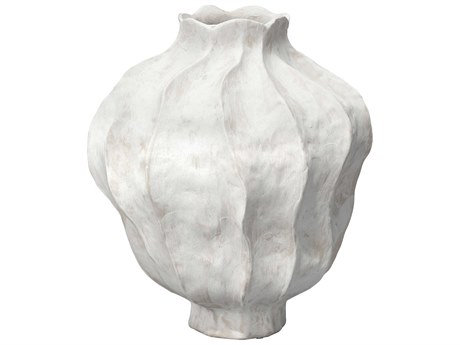Jamie Young Poppy White Vase