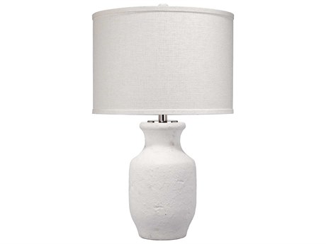 Jamie Young Textured Matte White Buffet Lamp