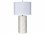 Jamie Young Undertow Charcoal White Linen Gray Buffet Lamp  JYC9UNDERTOTLCH
