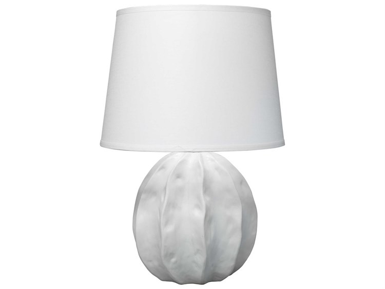 Photos - Floodlight / Street Light Jamie Young Co Jamie Young Urchin Matte White Buffet Lamp 9URCHTLWHITE 