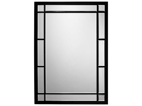Jamie Young Chelsea Black Rectangular Wall Mirror
