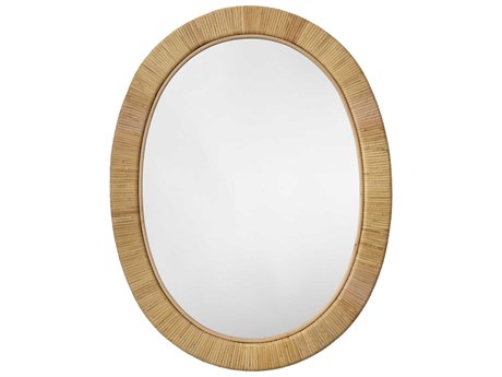 Jamie Young Aloha Natural Oval Wall Mirror