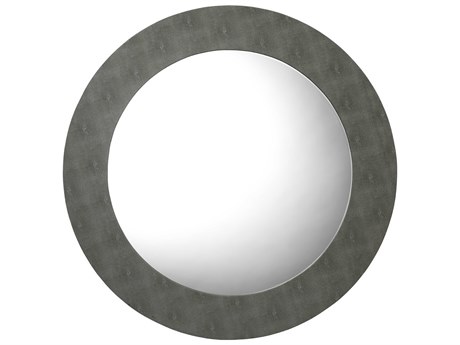 Jamie Young Chester Grey Round Wall Mirror