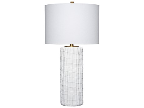 Jamie Young Trunk White Linen Buffet Lamp