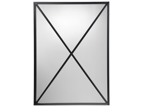Jamie Young Xander Black Rectangular Wall Mirror