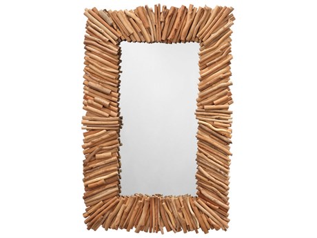 Jamie Young Driftwood Natural Rectangular Wall Mirror