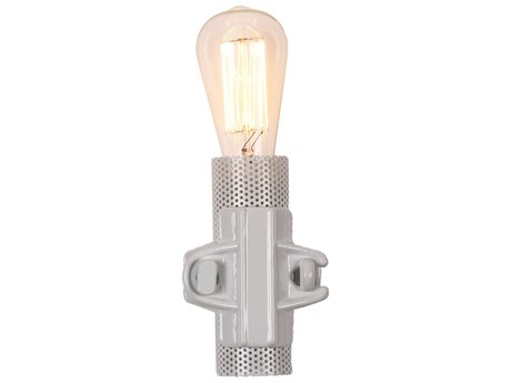 Karman Nando 1-Light White Wall Sconce
