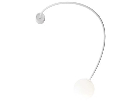 Karman Moony 1-Light Matte White Wall Sconce
