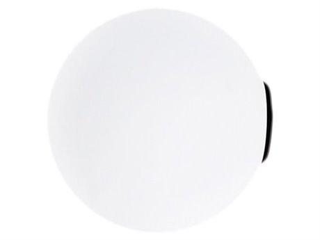 Karman Maoo 1-Light Frosted Glass White Wall Sconce