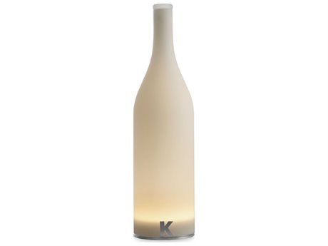 Karman Bacco Frosted White Table Lamp