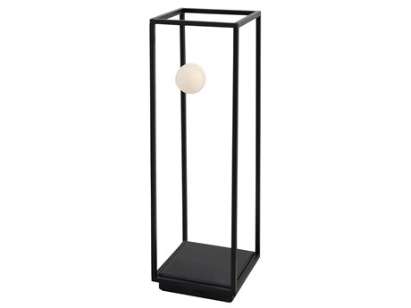 Karman Abachina Black Floor Lamp