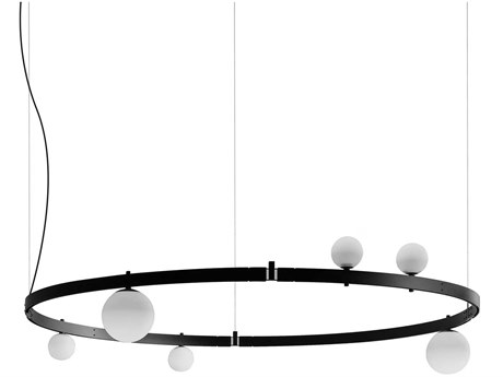 Karman Stant Black Round Pendant