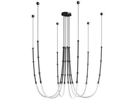 Karman Leda 6-Light Matt Black Pendant
