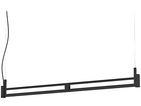 Karman Airtek One Matt Black Linear Island Pendant