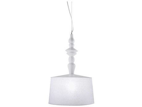 Karman Ali E Baba 1-Light White Drum Pendant