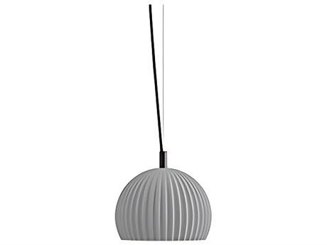 Karman Sahara 1-Light Grey Globe Mini Pendant