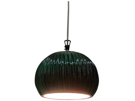 Karman Sahara 1-Light Green Dome Mini Pendant