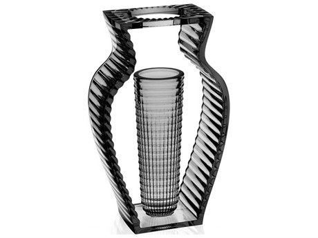 Kartell Outdoor I-shine Transparent Smoke 8'' Vase