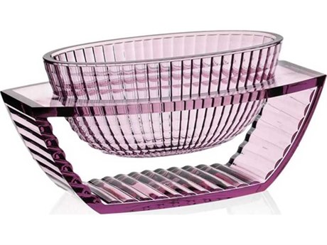 Kartell Outdoor U Shine Pink Transparent 6'' Vase
