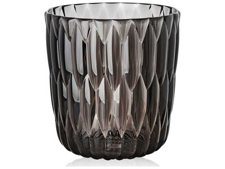 Kartell Outdoor Jelly Transparent Smoke 9'' Vase