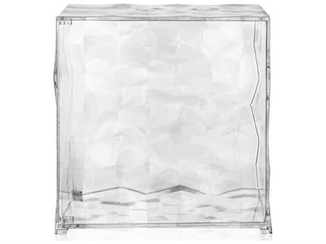 Kartell Outdoor Optic Crystal Transparent Container Cube with Door