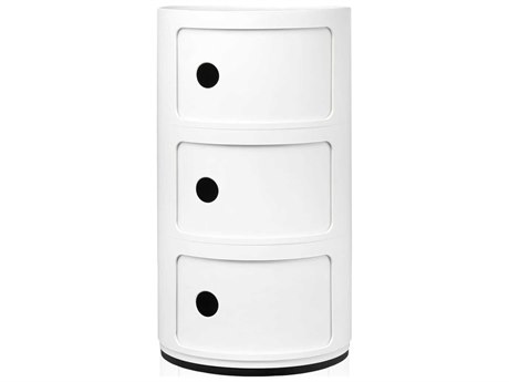 Kartell Outdoor Componibili White Storage Rack